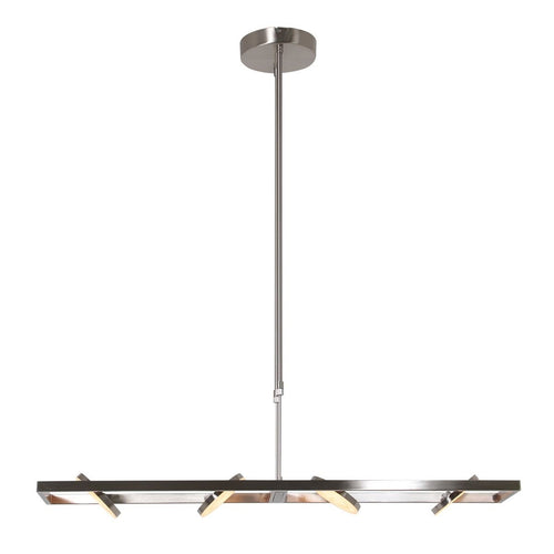 Steinhauer hanglamp Soleil - 4 lichts - 120x 122 cm - mat chroom - vtwonen shop