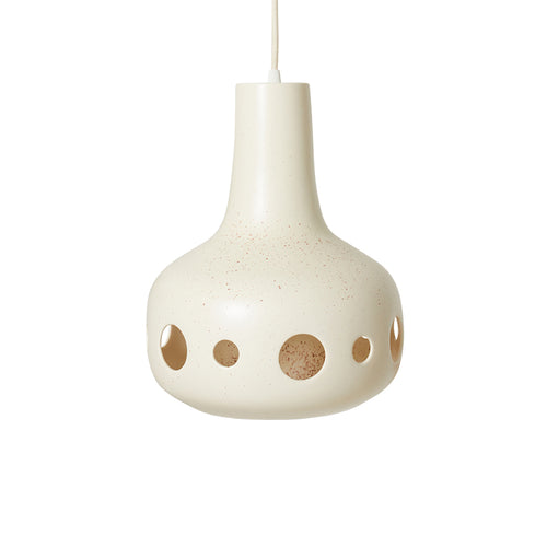 HKLIVING hanglamp Dangle eggshell – wit - vtwonen shop