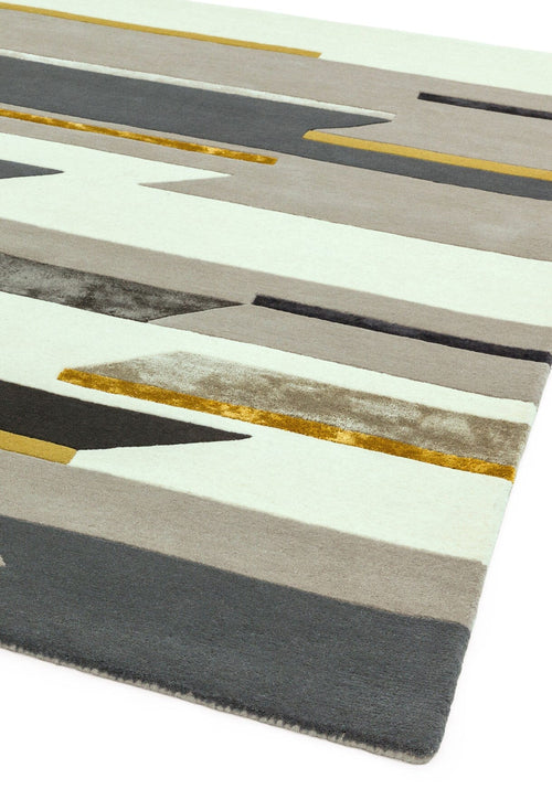 Vloerkleed MOMO Rugs Matrix MAX62 Rhombus Mustard 200x300 cm - vtwonen shop