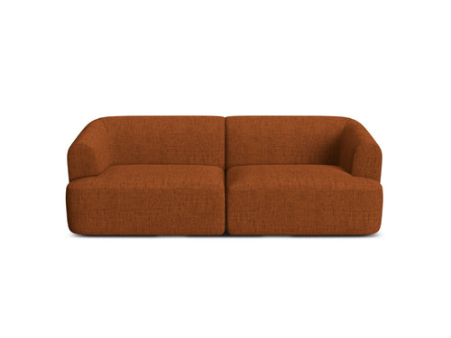 Cosmopolitan Design Modulaire bank Campi 3-zits, structurele stof baksteen - 90x220x70cm