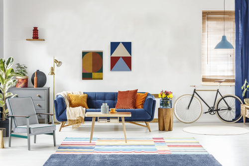 Canvas 60x40 Geometrische Cirkel - vtwonen shop