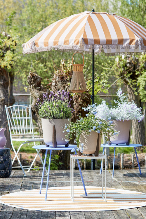 In The Mood Collection Osborn Parasol - H238 x Ø220 cm - Bruin - vtwonen shop