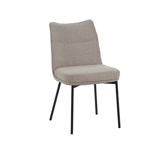 LABEL51 Eetkamerstoel Lennon - Naturel Bouclé - Set van 2 - vtwonen shop