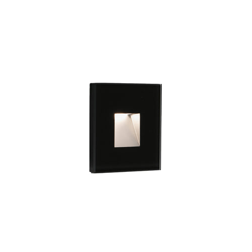 Faro Dart Buiten inbouw wandlamp mat zwart IP65 3000K