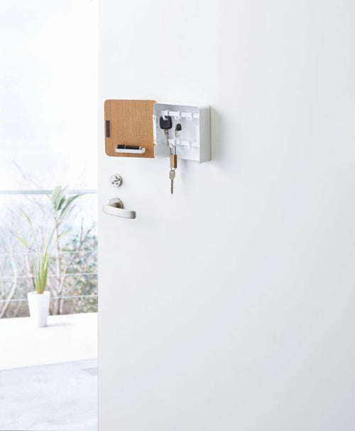 Yamazaki Magnetisch Sleutelkastje - Rin - Wit