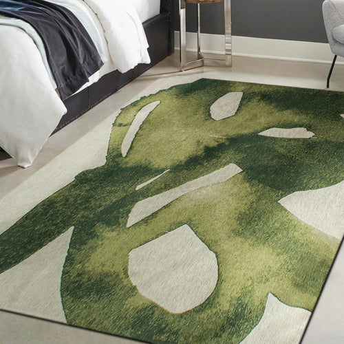 Lola&Moi vloerkleed Sand Forest - groen -240x340cm - vtwonen shop