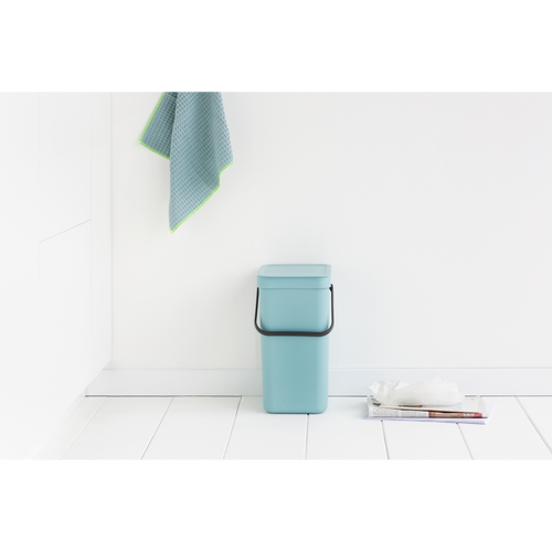 Brabantia Sort & Go afvalemmer, 12 liter - Mint
