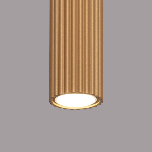 Sollux Lighting Plafondlamp KARBON 30 goud - 6,5x6,5x30cm
