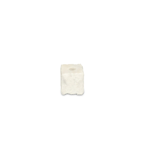 S|P Collection - Kandelaar 8x8xH8cm marmer wit Opus