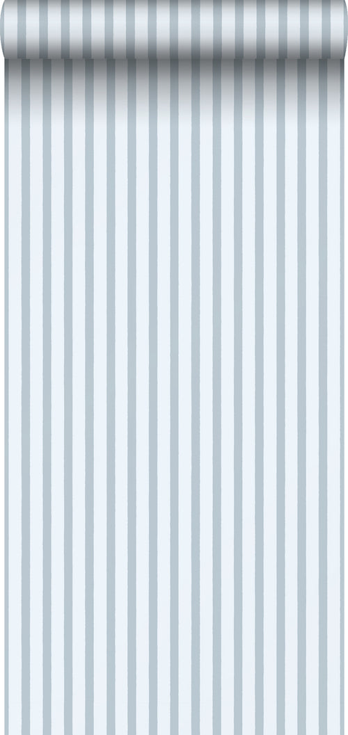 Sanders & Sanders behang geschilderde strepen blauw - 50 x 900 cm - 935401