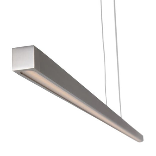 Mexlite hanglamp Danske - 1 lichts - 140x 125 cm - mat chroom - vtwonen shop