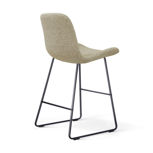 Nolon Nino-Fé barkruk taupe melange - zwart onderstel - 65 cm - vtwonen shop