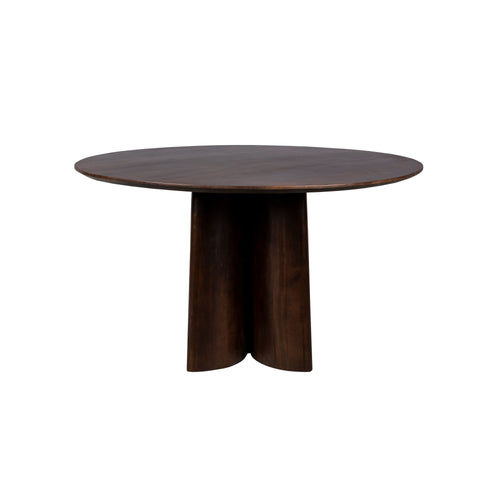 Housecraft Living Balder Eettafel Rond 130 cm Mango Hout - Bruin - vtwonen shop