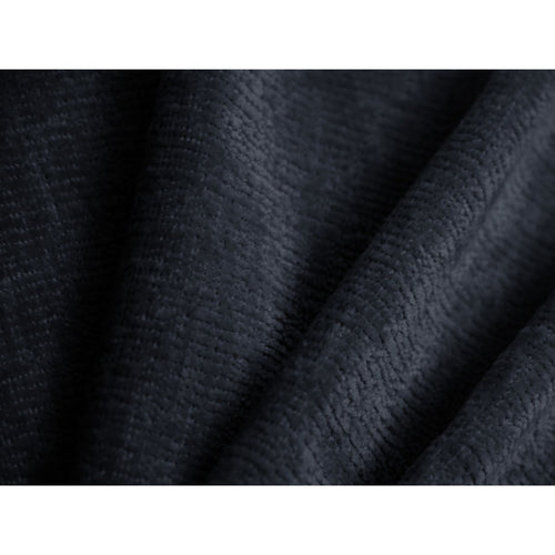 Cosmopolitan Design - Opbergbed met hoofdeinde Asti 90x200cm chenille donkerblauw - 220x130x95cm