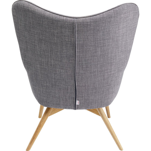 Kare Design Fauteuil Vicky donker grijs