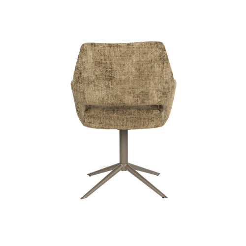 Housecraft Living Merel Eetkamerstoelen Armleuning Groen - Set van 2