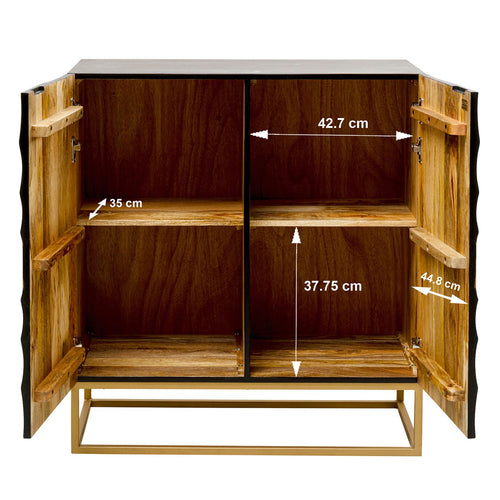 Kare Design Dressoir Madeira 2 deuren zwart