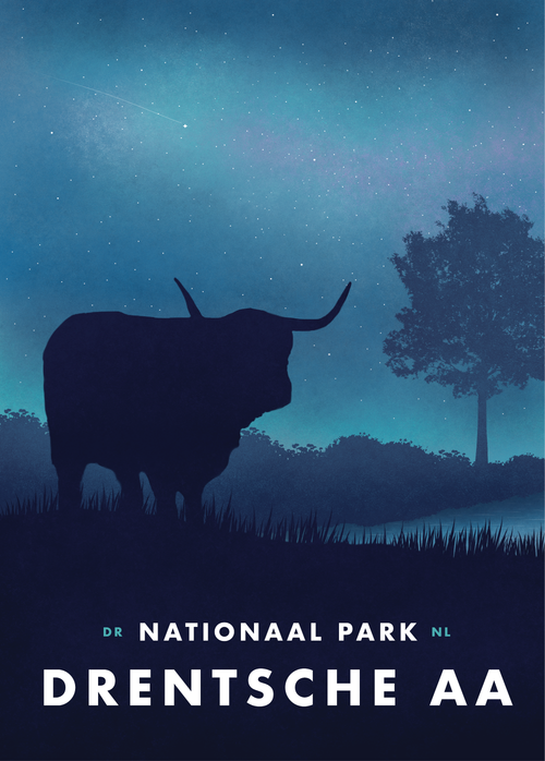 Nationale Parken Poster - Drentsche Aa - vtwonen shop