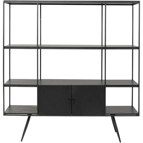 Kare Design Bookshelf Cosy Sixties zwart 183x180cm