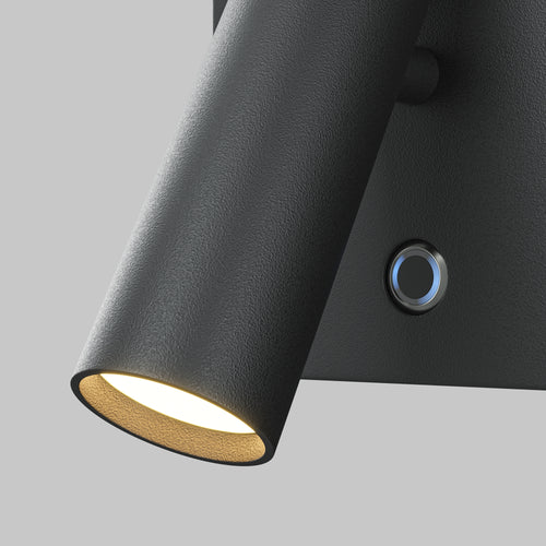 Maytoni wandlamp Aron - Zwart - 11x9x7 cm