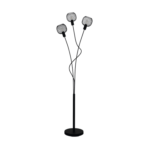 EGLO vloerlamp Wrington 1 - e14 - 149,5 cm - zwart - vtwonen shop