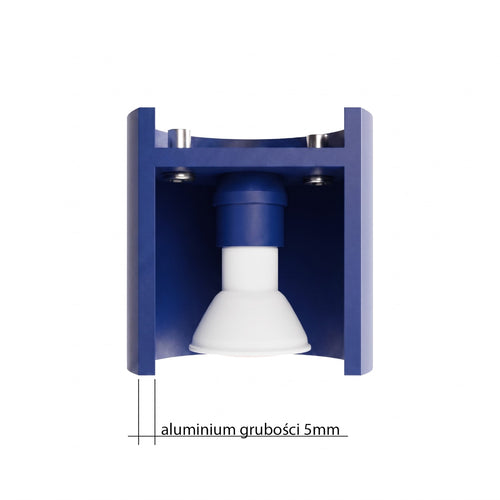 Sollux Lighting Plafondlamp ORBIS 1 ultramarijn - 10x10x10cm