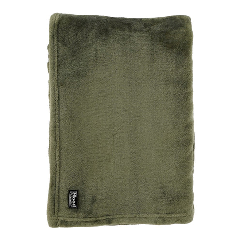 In The Mood Collection Famke Fleece Plaid - L180 x B130 cm - Donkergroen - vtwonen shop