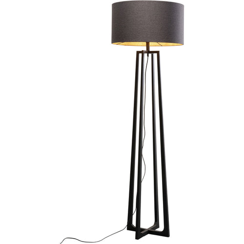 Kare Design Vloerlamp Timon 160cm zwart - vtwonen shop