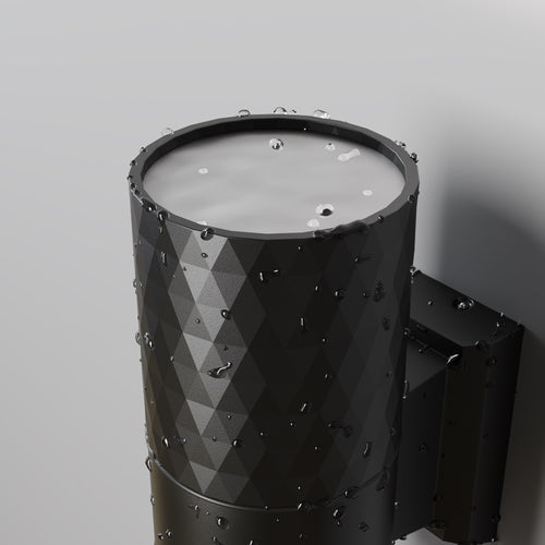 Maytoni Outdoor - Wandlamp Bowery - Zwart - Ø6,5 - vtwonen shop