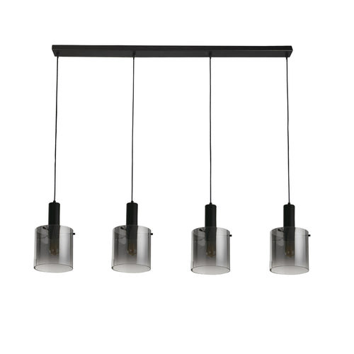 Searchlight hanglamp Sweden - 4 lichts - 142  x 150   cm - zwart