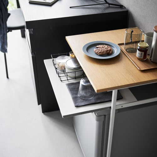 Yamazaki Bijzettafel met Lade - Tower - Wit - vtwonen shop