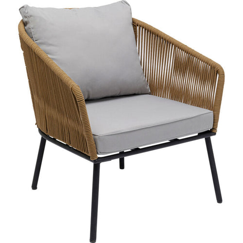 Kare Design Tuinmeubilair Elba 4-Zits bruin