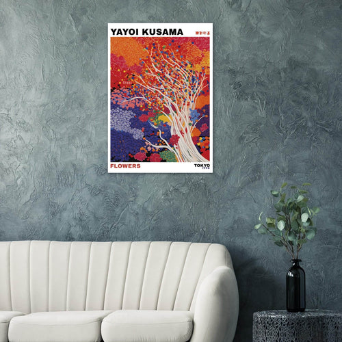Artfulprints  Yayoi Kusama - Artistic tree   poster 70x100 cm - vtwonen shop