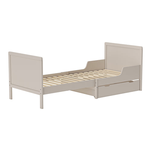 Petite Amélie Meegroeibed Brume – Grijs – 80x140/170/200 cm – Met uitvalbescherming - vtwonen shop