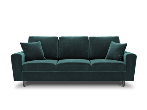 Cosmopolitan Design Slaapbank met opbergdoos Kyoto 3-zits, flueel, olie - 100x235x88cm