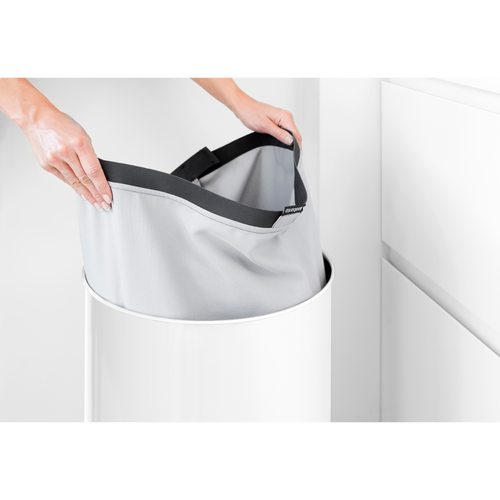 Brabantia Wasbox, 60 liter, kurken deksel - White