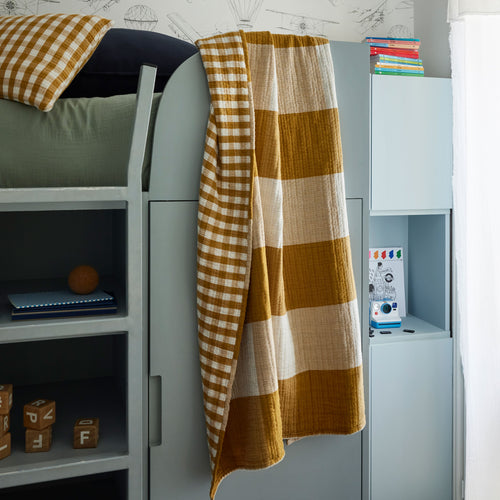 Madura Werpen Jeanie gele oker 100x140 cm