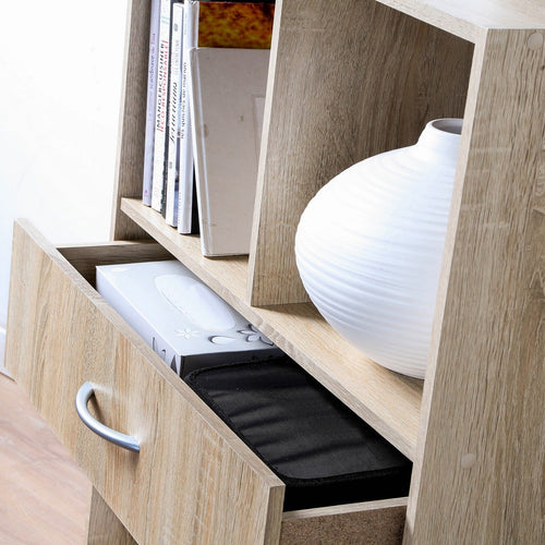 CALICOSY - Opbergplank met 4 compartimenten - 29,5x62x80 cm