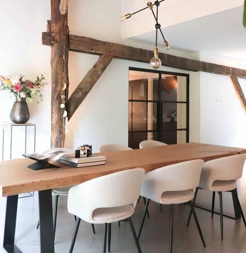 Kick stoel Dean - Wit - vtwonen shop