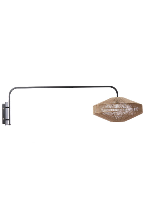 Light & Living wandlamp LYRA - Ø43x115cm - bruin