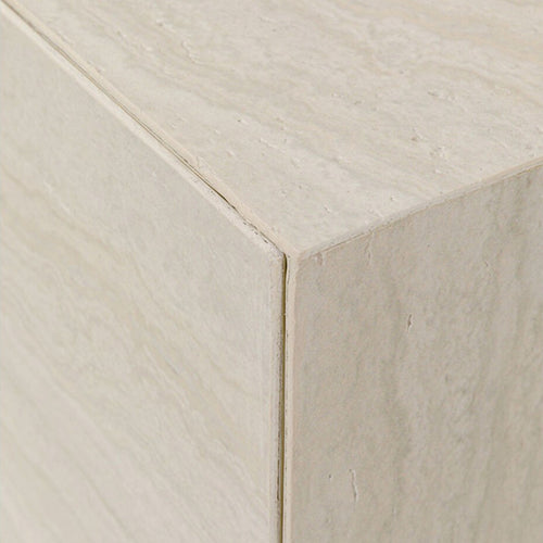 Kare Design Nachtkastje Travertino 1 lade