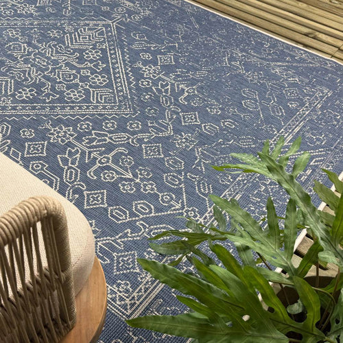 Buitenkleed Nova blauw - Interieur05 - 240 x 340 cm - vtwonen shop