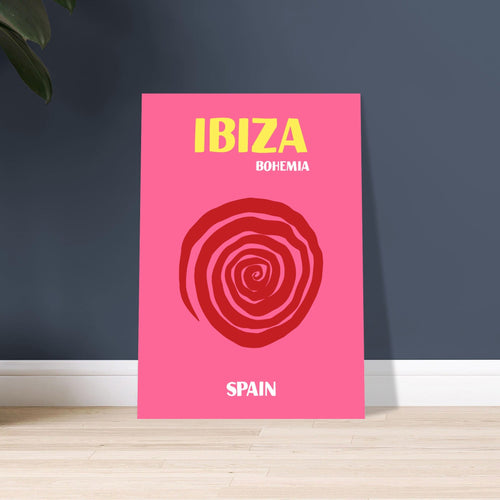 Artfulprints  Spanje - Ibiza   poster A4 21x29.7 cm - vtwonen shop