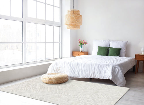 AFK Living vloerkleed Byron - zeer zacht - beige - 200 x 290 cm - vtwonen shop