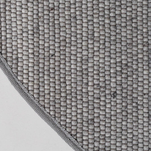 Interieur05 Rond Wollen Vloerkleed Lichtgrijs Vik - 160 x 160 cm - vtwonen shop