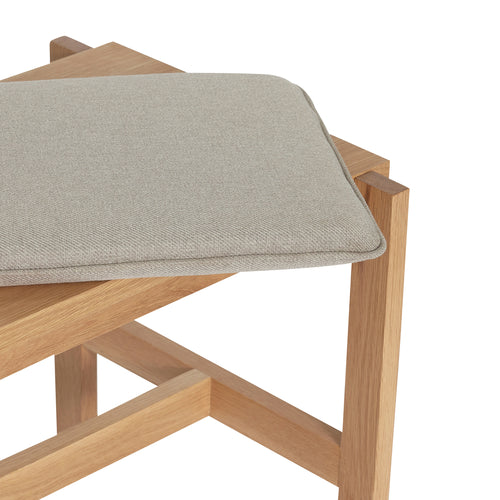 Hübsch bank Epoch - mdf/eikenfineer/eikenhout/polyester - 60x44xh48cm