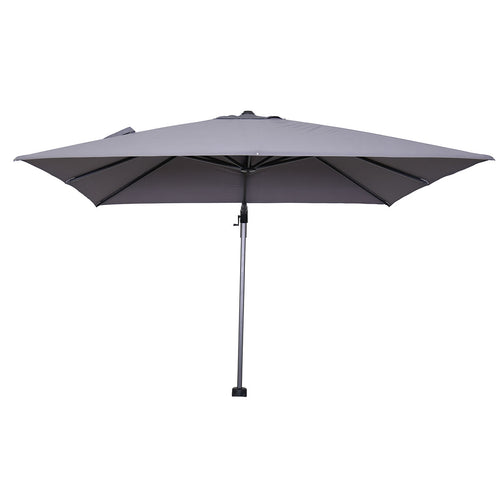 Hawaii parasol - 300x300 cm - carbon black - licht grijs - vtwonen shop