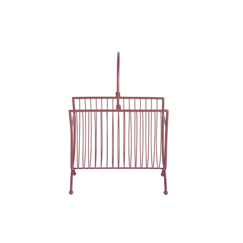 Present Time tijdschriftrek Riqueza - rood - 35x20.5x50cm