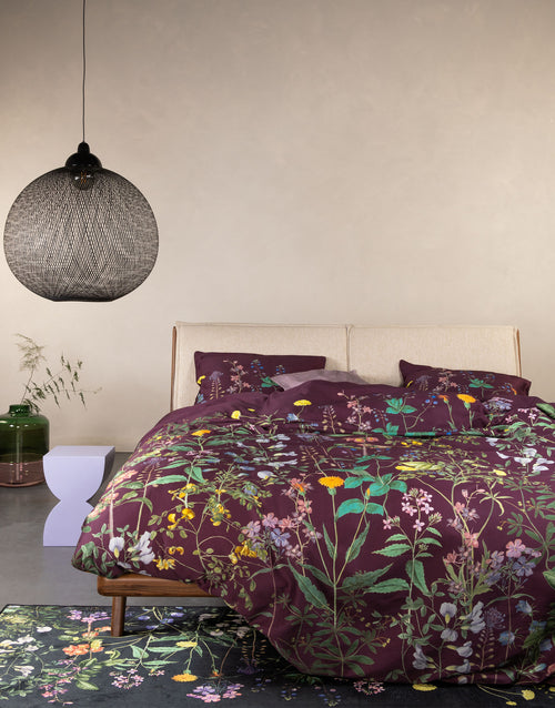Essenza Augustina dekbedovertrek - Lits-Jumeaux - 240x200/220 cm - Mauve wine