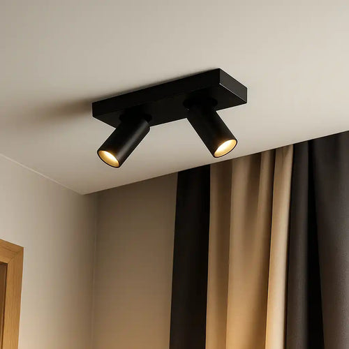 Highlight spot Eliano - 2 lichts - 24  x 12.5   cm - zwart - vtwonen shop